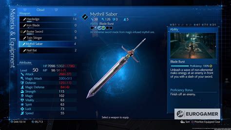 Final Fantasy 7 Remake weapons list and locations, plus abilities .